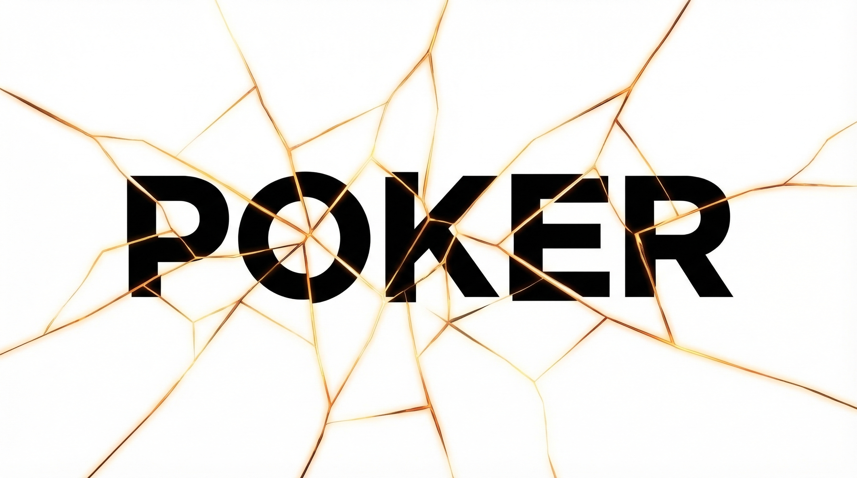 Poker — broken and repaired with gold