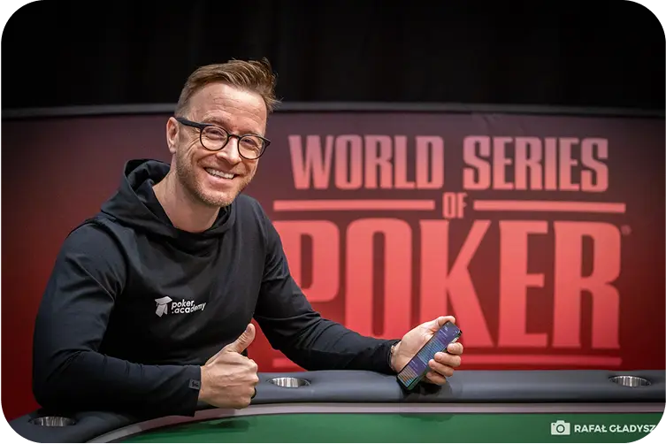 Paweł Brzeski speaking at an event