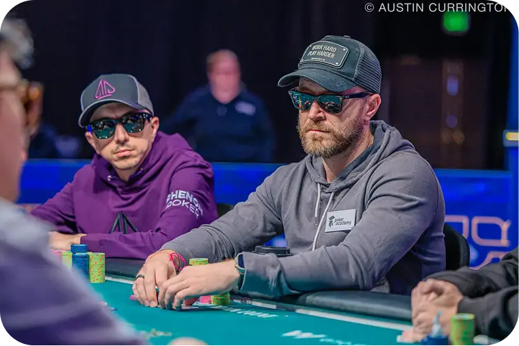 Paweł Brzeski at the poker table