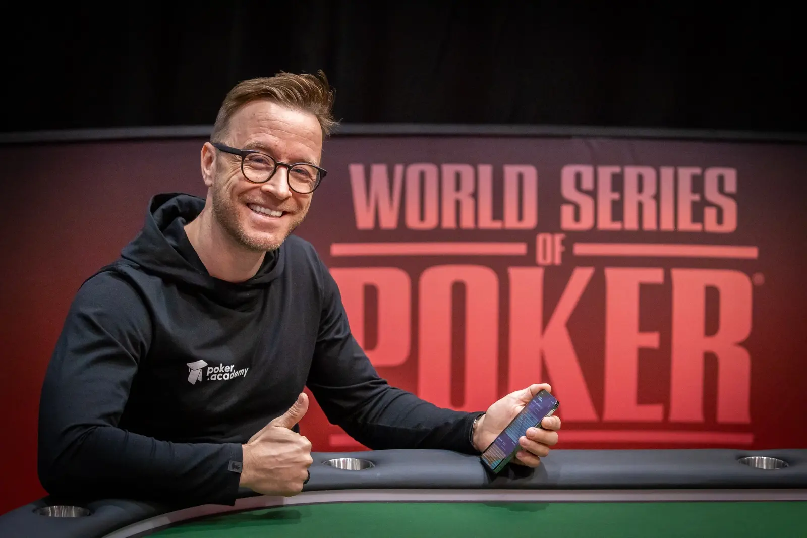 Paweł Brzeski speaking at an event